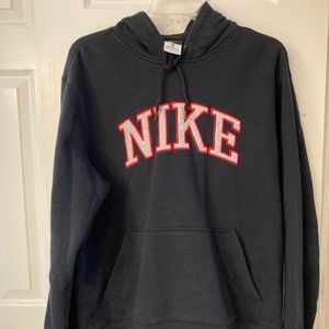 Men's Nike Hoodie Size Large Navy and Red